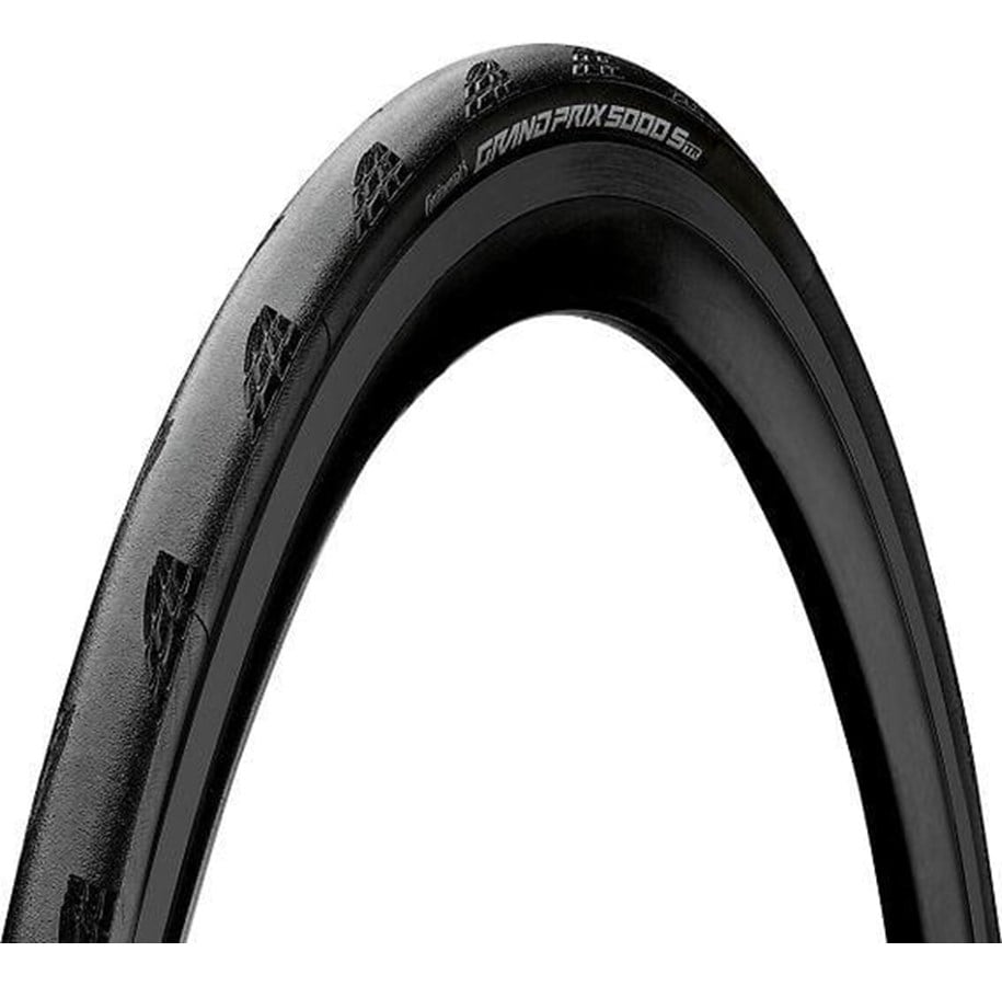Cykeltilbehør - Continental Grand Prix 5000S TR 700x30C / 30-622 Road Bike tire / 5 bar - Black/Transparent - 0101868