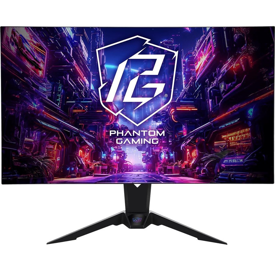 Skærm - 32" ASRock Phantom Gaming PGO32UFS - 3840x2160 (4K) - 240Hz - OLED - 65W USB-C - KVM switch *DEMO* - 90LXA0N0-A0E1A0C