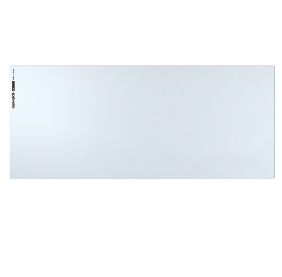 Musemåtte & tilbehør - Pulsar Superglide Glas Musemåtte V2 - 2XL - Hvid *DEMO* - SGPXXLW2