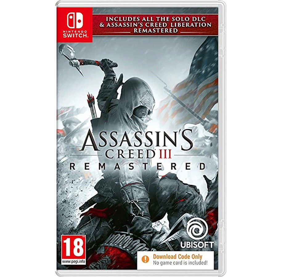 Spil - Assassin's Creed III Remastered (Code in a Box) - Nintendo Switch - Action - 3307216198659