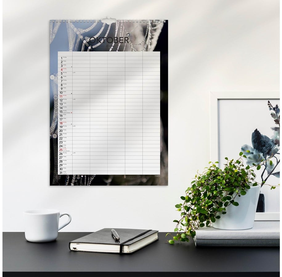 Kalender - Mayland Familiekalender Årstider A3 2026 - 26066260