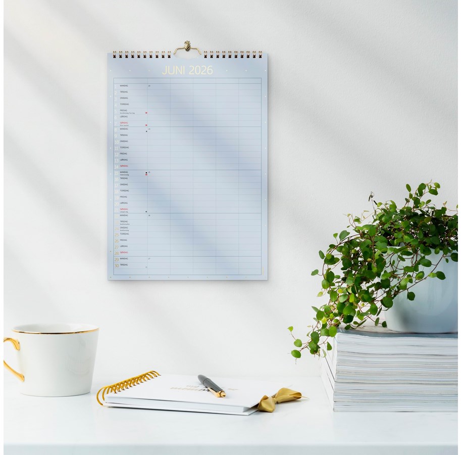 Kalender - Mayland Familiekalender Color lille 2026 - 26066120