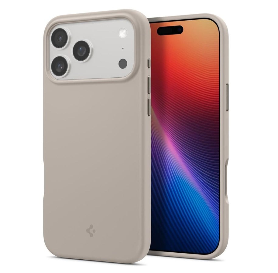 Mobil - Covers & Cases - Spigen Silicone Fit MagSafe - stone - iPhone 17 Pro Max - ACS10272