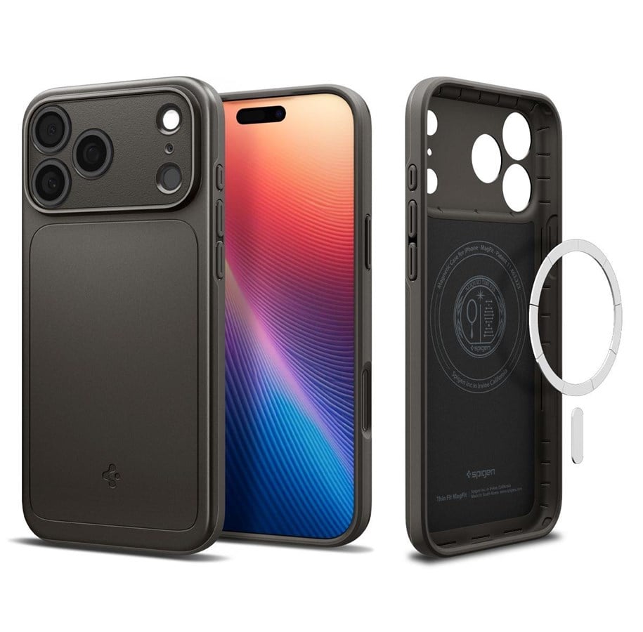 Mobil - Covers & Cases - Spigen Thin Fit MagSafe - gunmetal - iPhone 17 Pro Max - ACS10276