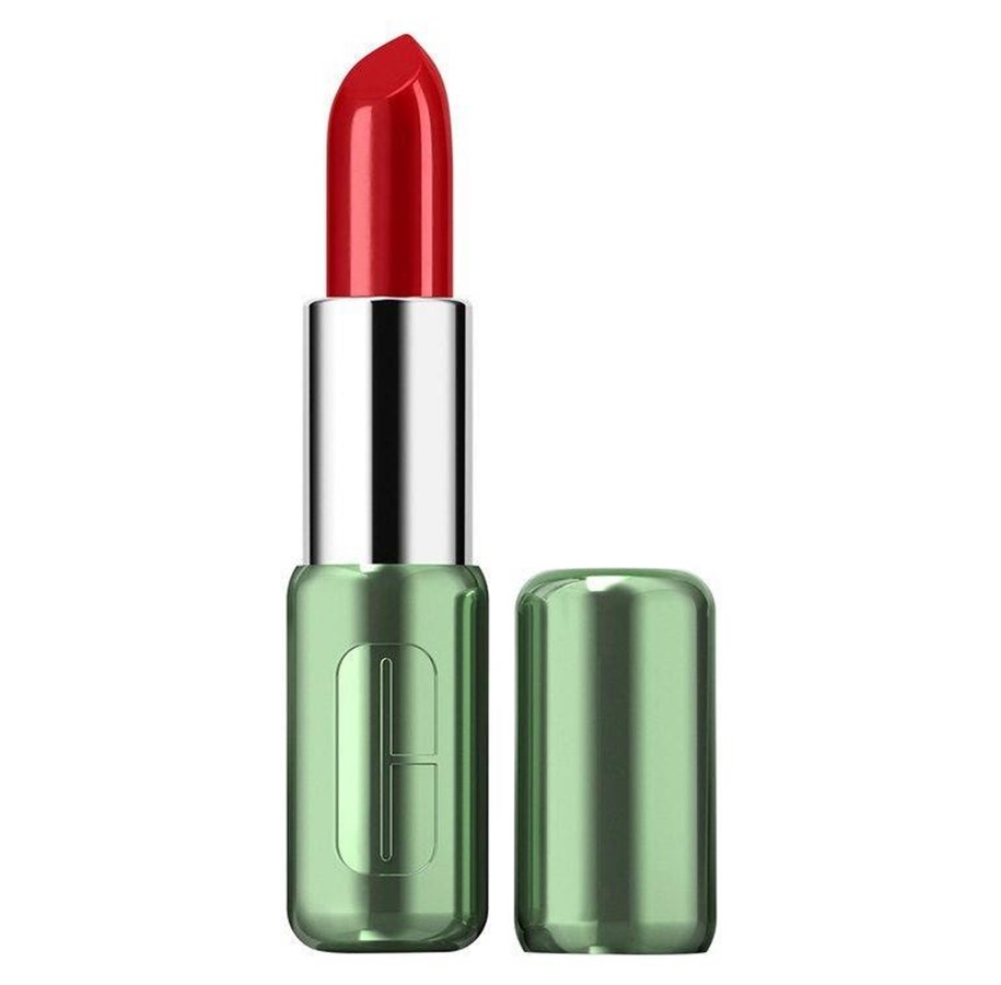 Makeup - Clinique Pop Longwear Lipstick Shine 3.9 g.– 03 Cherry Pop - 192333148013