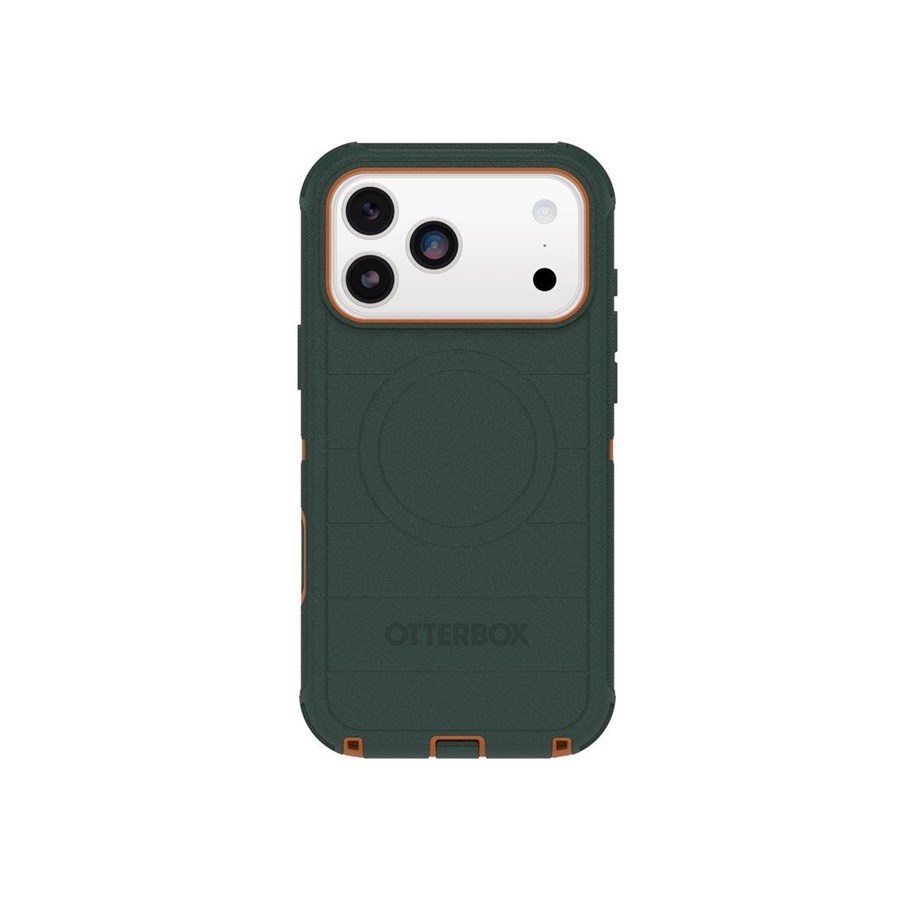 Mobil - Covers & Cases - OtterBox Defender Pro MagSafe Camera Control Apple iPhone 17 Pro Max Coopersmith - green - 77-98400