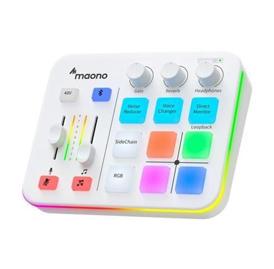 Lydkort - Maono G1 Neo Sound Card - White - G1 Neo white