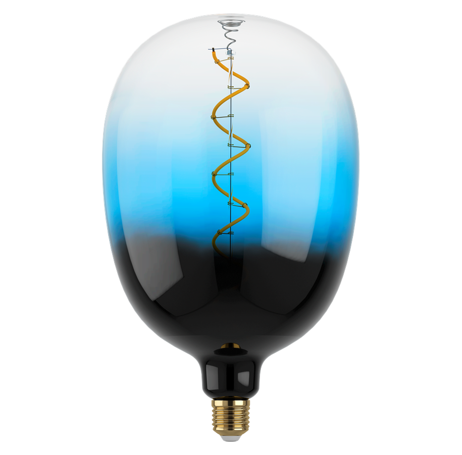 Lyskilder - EGLO LED pære T180 DECO SPIRAL 4W 85LM 2000K DÆMPBAR BLÅ E27 - 12552