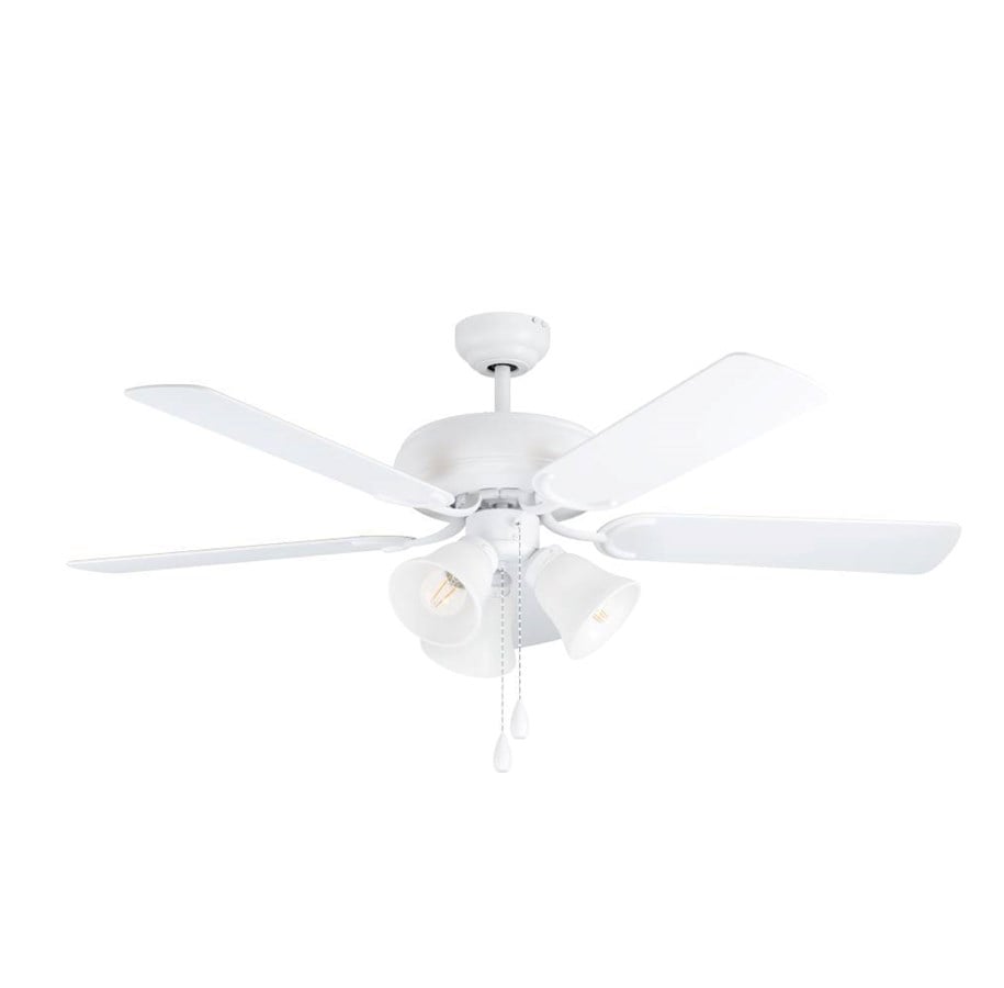 Lamper - EGLO EICHEF LOFT VENTILATOR Ø1320 AC HVID - 35076