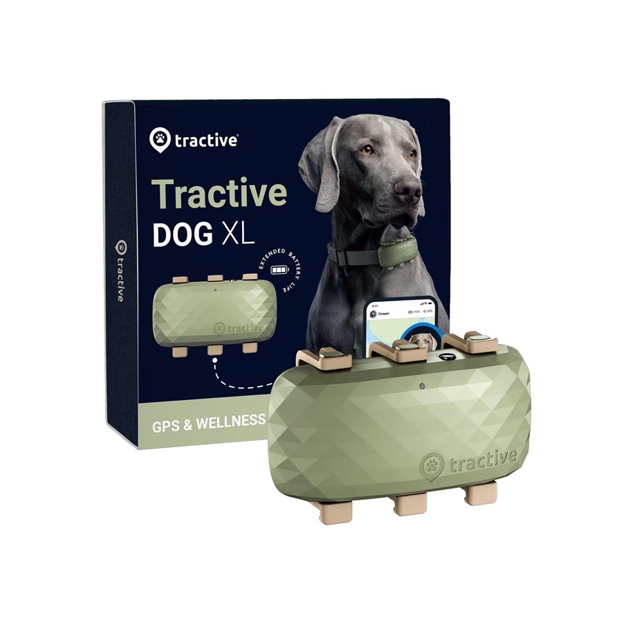 Hunde - Tractive Smart Dog Tracker XL GPS & Wellness Tracker - TRDOG4XLGR