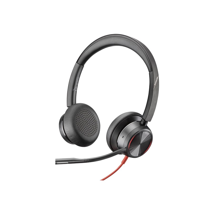 Poly HP Poly Cuffie stereo Poly Blackwire 8225 con connettore USB-C 8X225AA