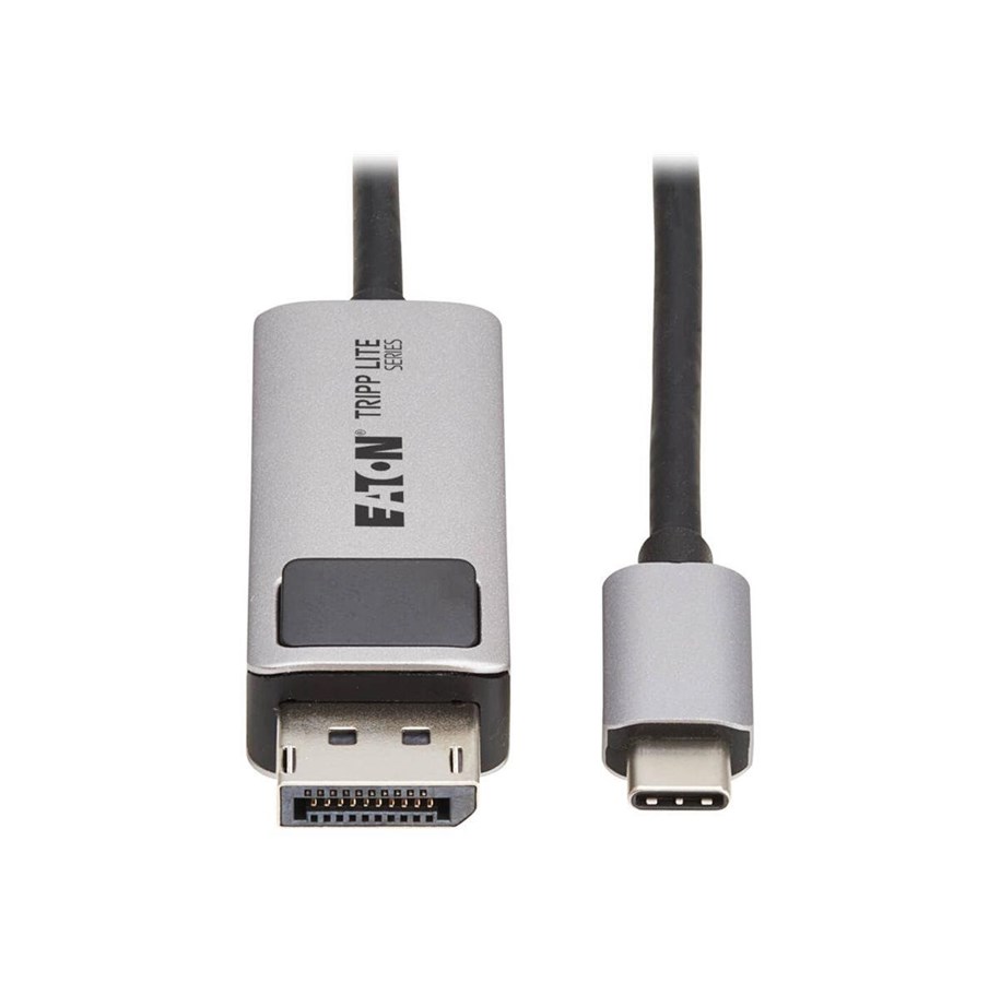 Skærmkabel - Eaton Tripp Lite Series USB-C to DisplayPort Active Adapter Cable M/M 8K 60Hz 4K 144Hz HDR 4:4:4 HDCP 2.3 Black 3ft - U444-003-DP8K6