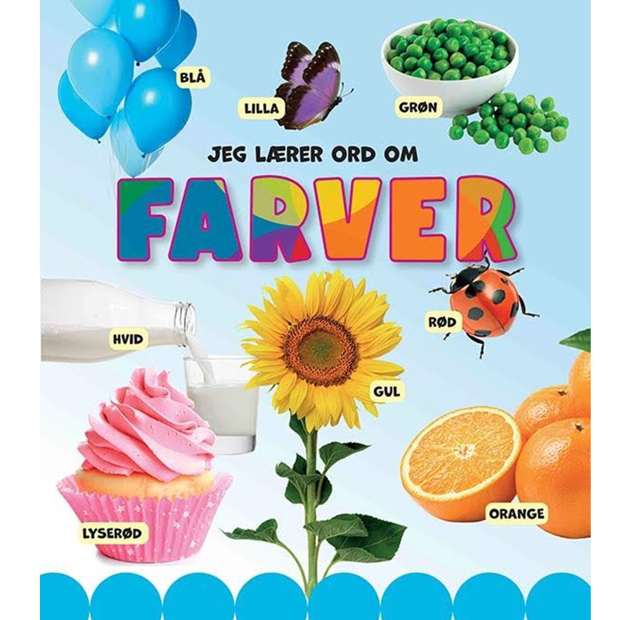 Børnebøger - Jeg lærer ord om farver - Børnebog - Papbog - 9788776430443