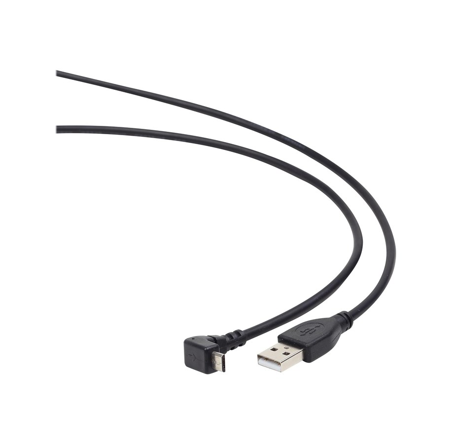 USB kabel - Gembird CCP-MUSB2-AMBM90-6 - USB cable - Micro-USB Type B to USB - 1.8 m - CCP-MUSB2-AMBM90-6