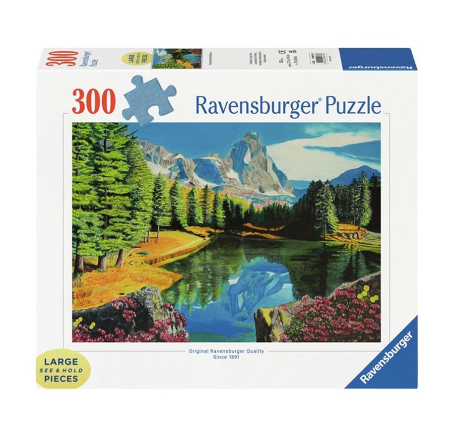 Puslespil - Ravensburger Jigsaw Puzzle Rocky Mountain Reflections 300 pcs. - 120008736
