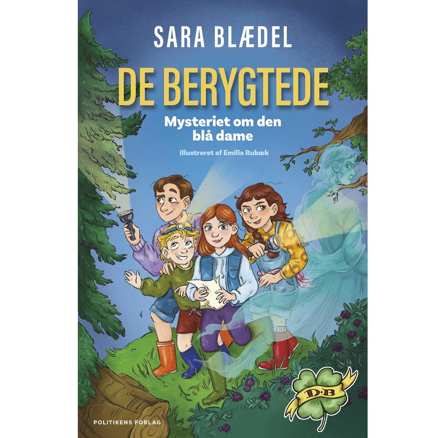 Børnebøger - De berygtede - Mysteriet om den blå dame - Børnebog - Hardback *DEMO* - 9788740065268