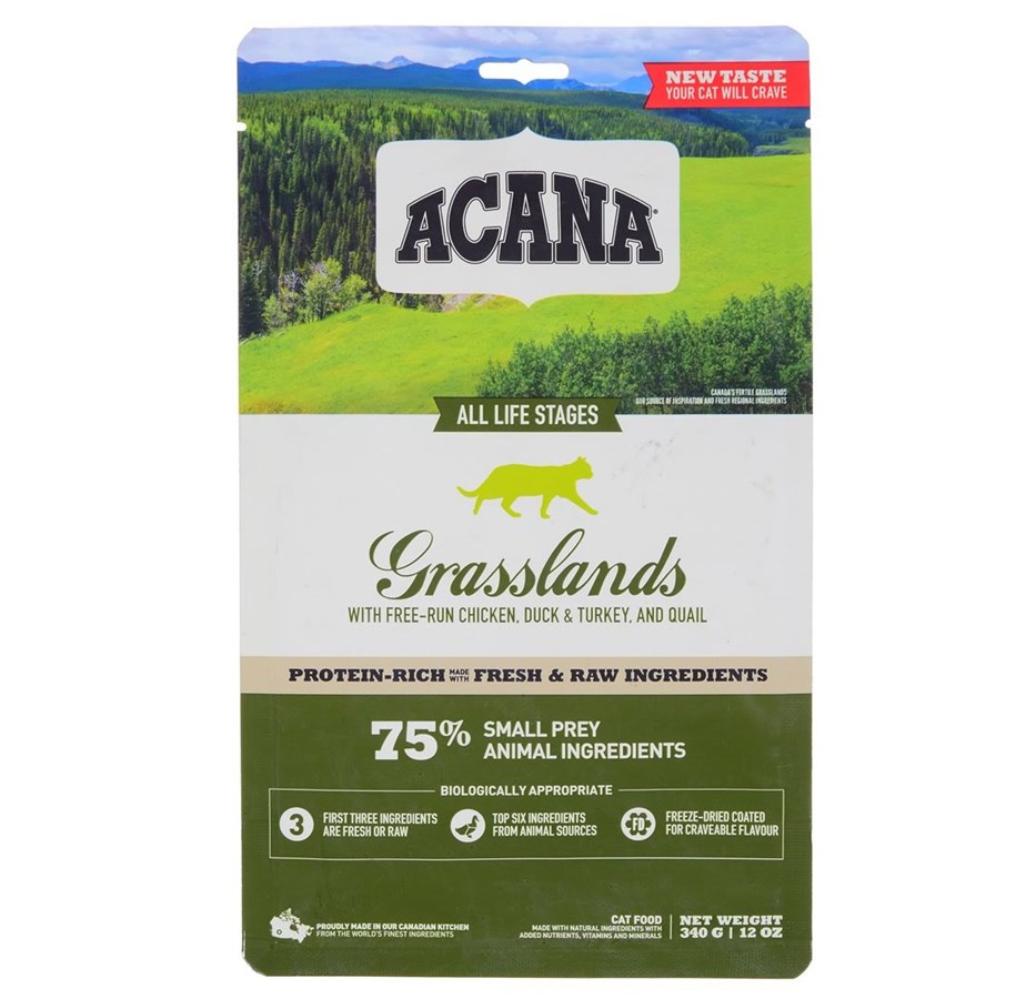 Katte - Acana Grasslands Dry Cat Food 340g - 064992714697