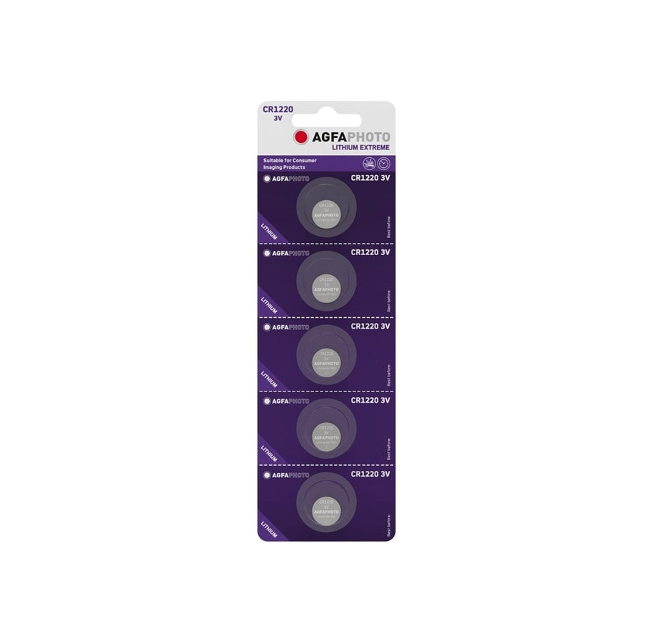 Batteri - Agfa Photo battery x CR1220 - Li (pack of 5) - 150-803210