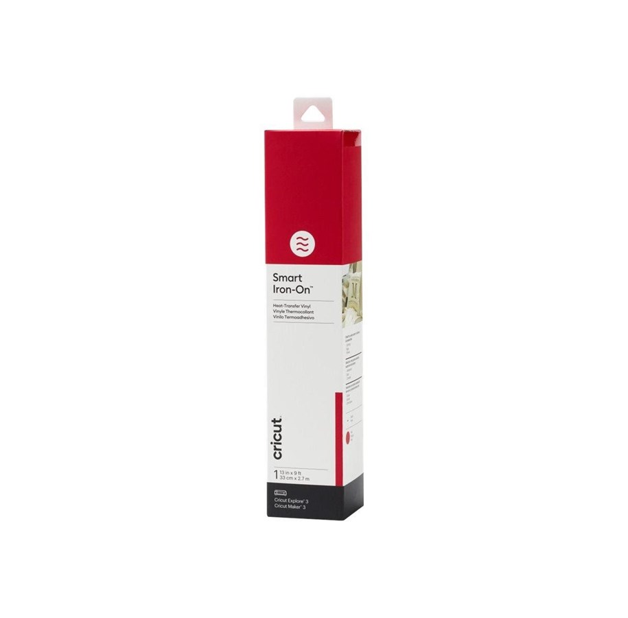 Labelprinter - Cricut Smart Iron-On - craft material - 33 cm x 2.7 m - red - vinyl - 2008692