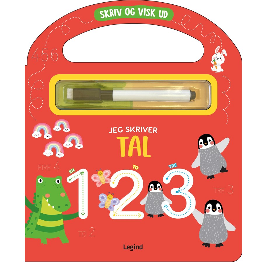Børnebøger - Jeg skriver - Tal - Børnebog - Papbog - 9788776391485