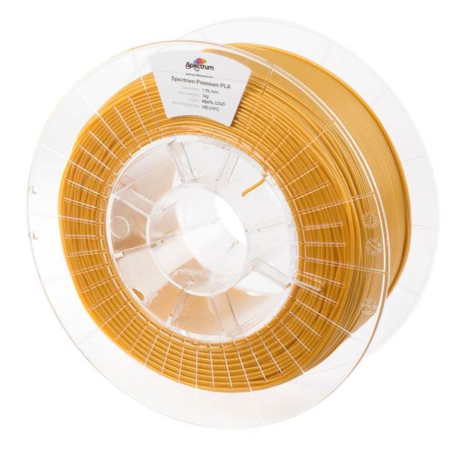 Filament/Resin - 3D-printer - Spectrum 3D Filament / PLA Premium / ⌀ 1.75 mm / Pearl Gold / 1 kg - 80044