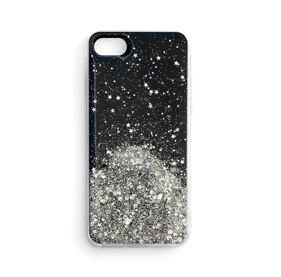 Mobil - Covers & Cases - Wozinsky Star Glitter Shiny Glitter Cover Cover with Glitter Samsung Galaxy A31 Black - 9111201909359