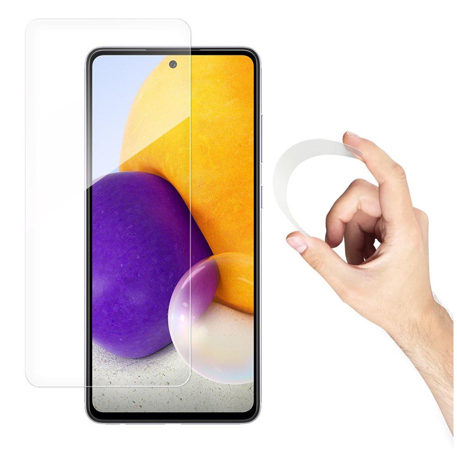 Mobil - Beskyttelsesglas - Wozinsky  Full Cover Flexi Nano Hybrid Glass for Samsung Galaxy A72 5G - 9111201928688