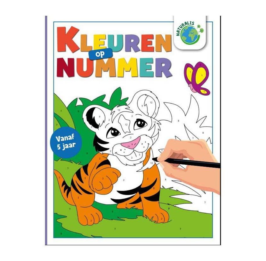 Kreativt Legetøj - Wins Holland Color by Number Animals - Ages 5 and up - PT2466