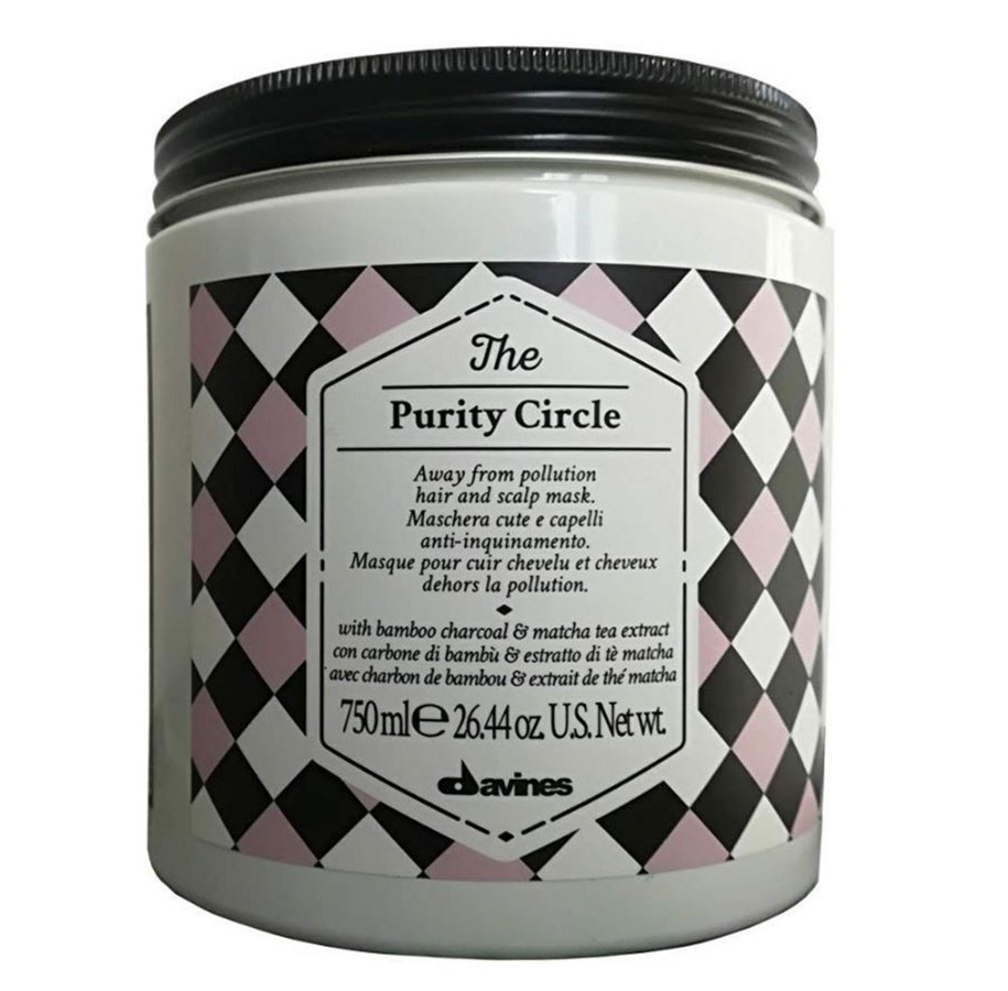 Hårpleje - Davines The Purity Circle Scalp Treatment Cream Mask – 750 ml - 8004608258186