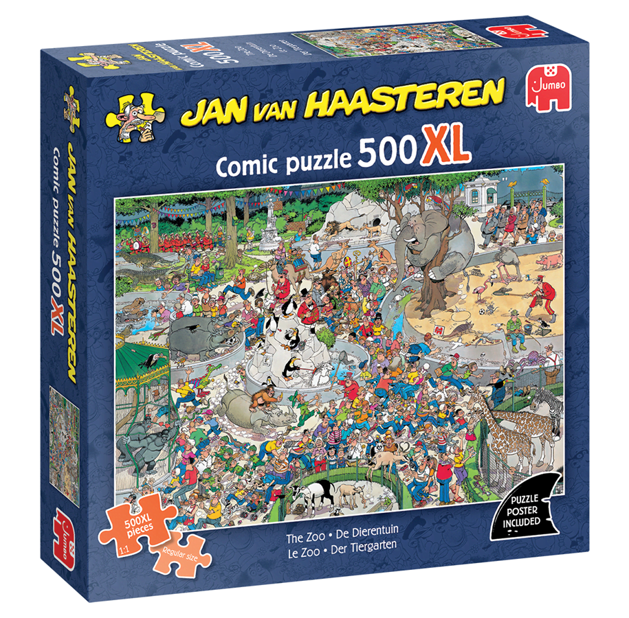 Puslespil - Jan van Haasteren The Zoo (500XL) - 707-1110100919