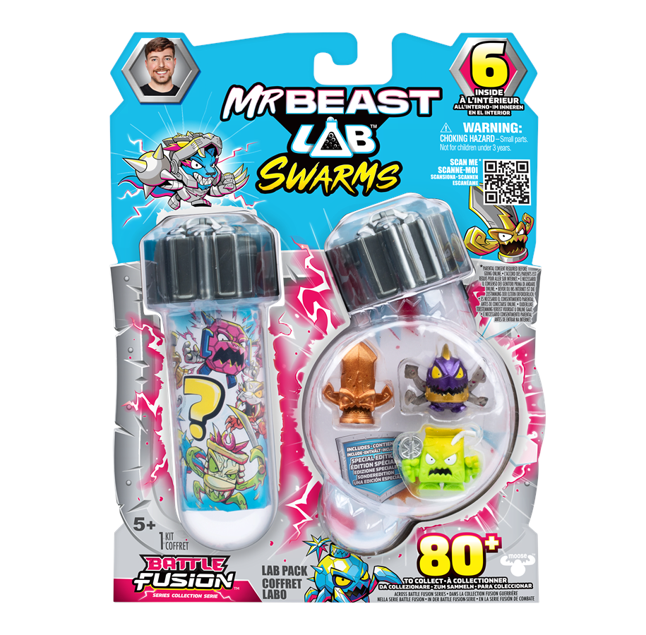 Figur - MrBeast Lab Swarms Batttle Fusion 6 pack - 20440