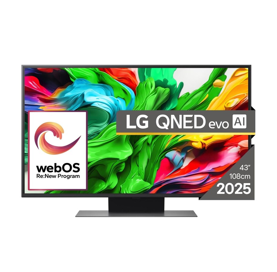 Fladskærms TV - LG 43" Fladskærms TV LED 4K 43 colos QNED evo AI QNED86 4K Smart TV 2025 - 43QNED86A3C