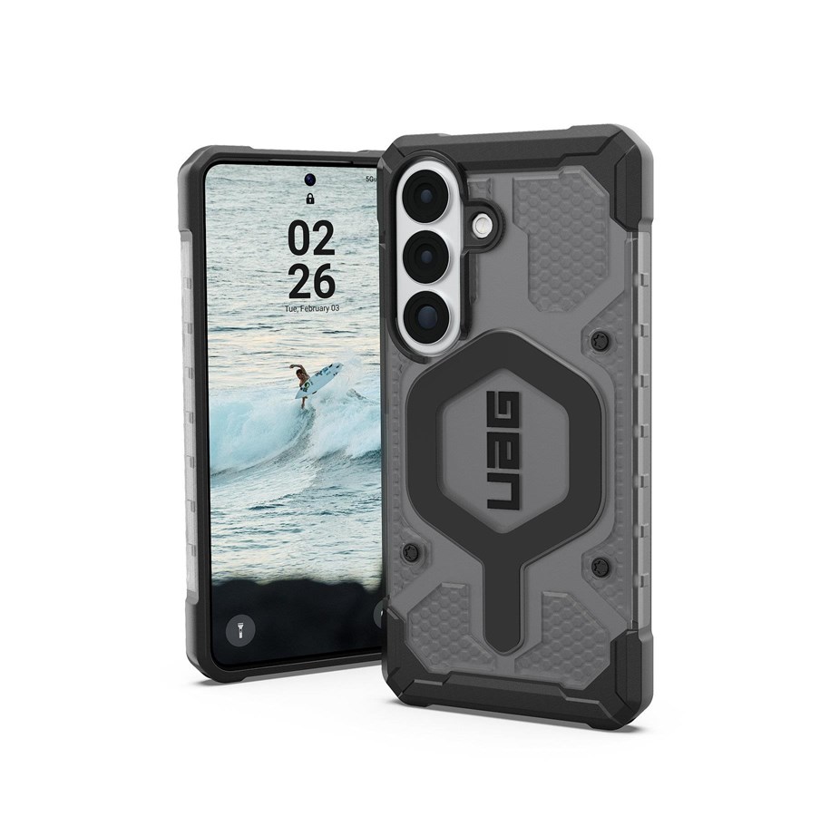 Mobil - Covers & Cases - UAG Pathfinder Clear - Ash/Black - Samsung Galaxy S26 - 214528113140