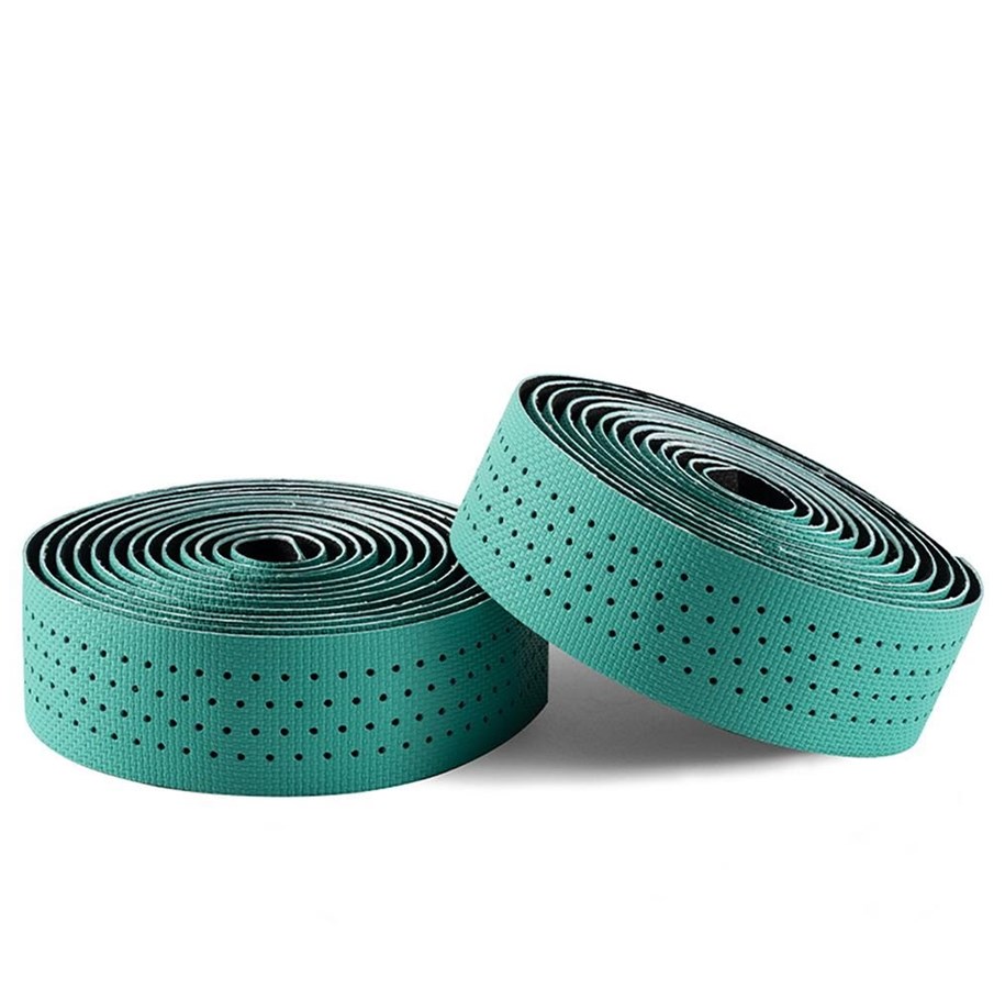 Cykeltilbehør - Rockbros Handlebar Tape Perforated Silicone - Green - 8386824307658