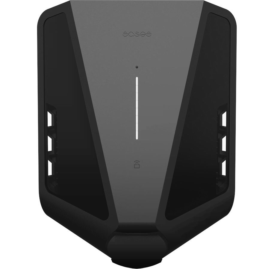 Elbil ladere - Easee Max ladeboks, 22kW, 4G + WiFi, Type 2, Sort *DEMO* - 10343