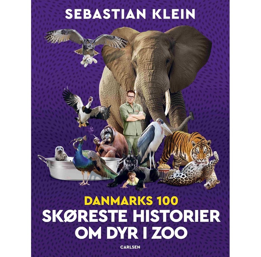 Børnebøger - Danmarks 100 skøreste historier om dyr i zoo - Børnebog - Hardcover *DEMO* - 9788727234502
