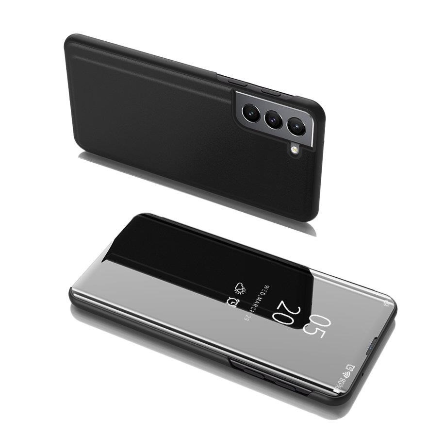 Mobil - Covers & Cases - Hurtel Clear View Case Flip Cover for Samsung Galaxy S22 + (S22 Plus) Black - 5907769337826