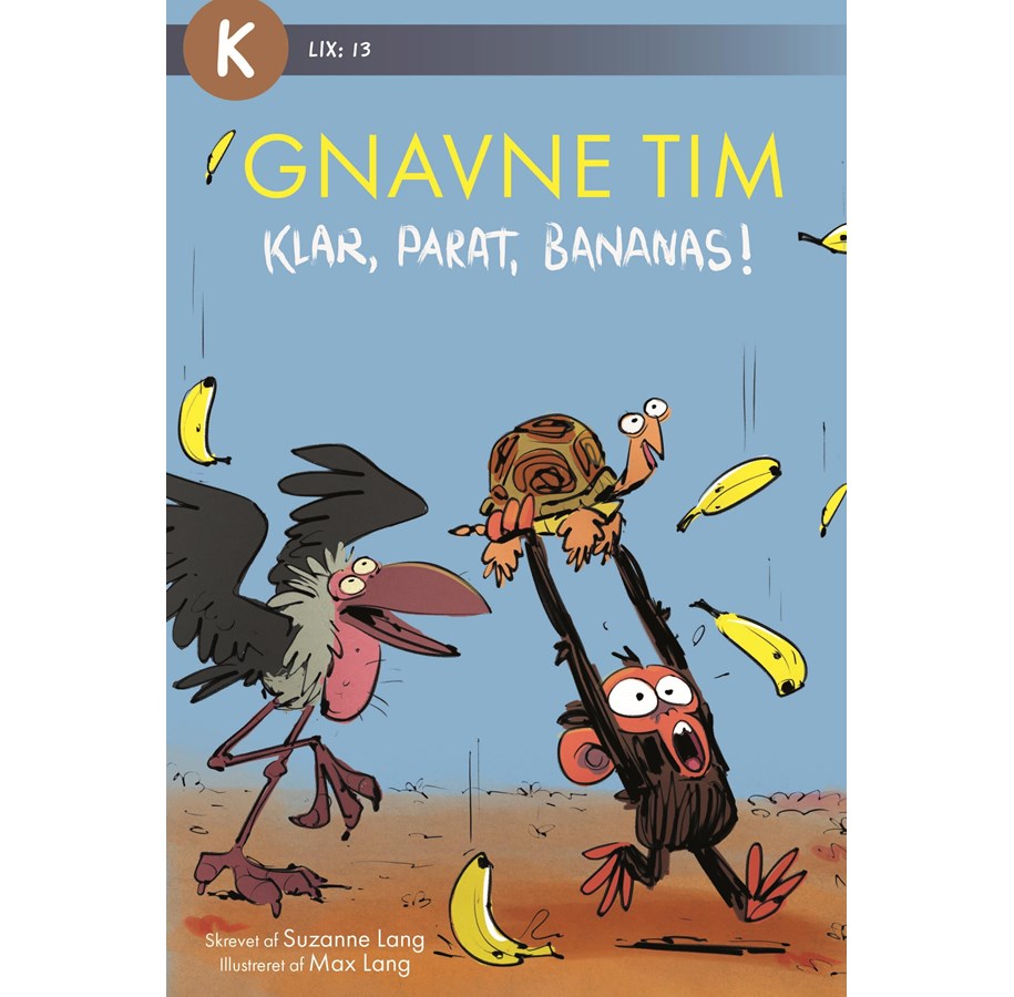 Børnebøger - Gnavne Tim Klar parat bananas! - Børnebog - Hardcover - 9788775912353