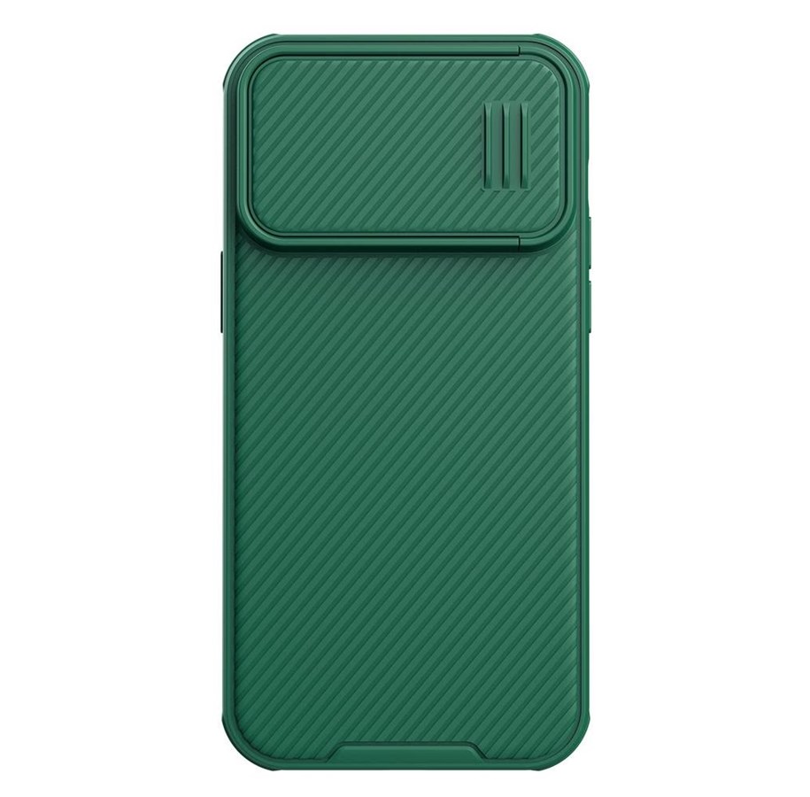 Mobil - Covers & Cases - Nillkin CamShield S Case iPhone 14 Pro Max Armored Case Camera Cover Green - 6902048258976