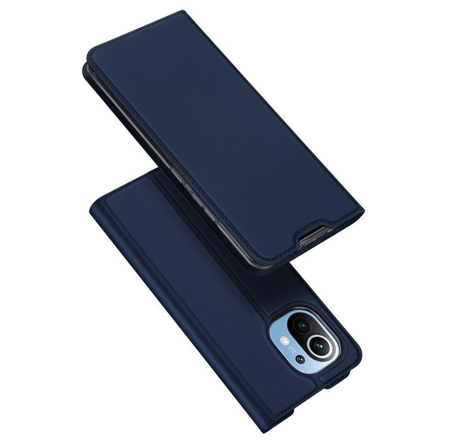 Mobil - Covers & Cases - Dux Ducis Skin Pro Holster Case Cover with Flip Xiaomi Mi 11 blue - 6934913053799