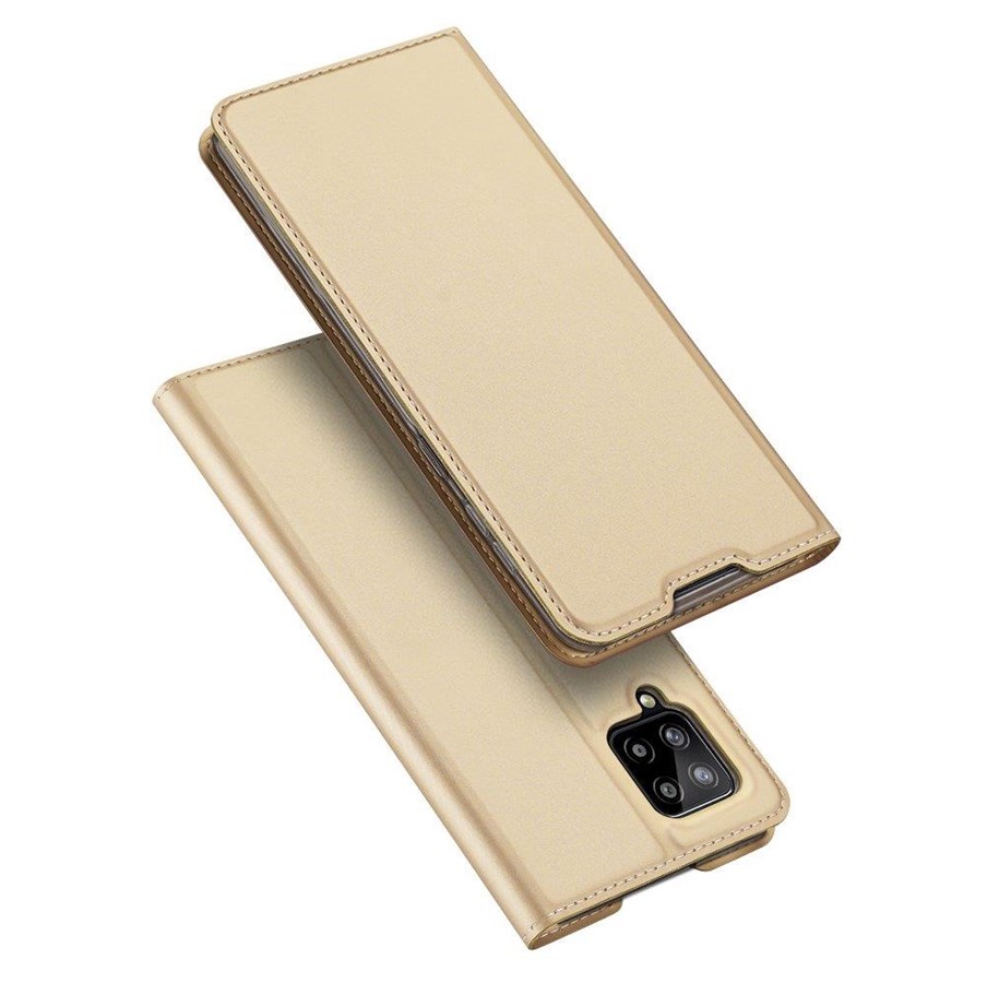 Mobil - Covers & Cases - Dux Ducis Skin Pro Holster Case Flip Cover Samsung Galaxy A42 5G Gold - 6934913057100