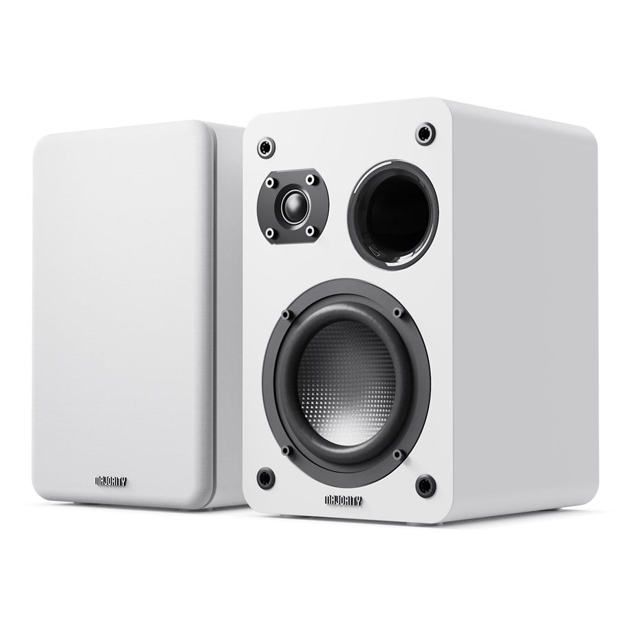HiFi højtaler - Majority D70X Passive Bookshelf Speakers - White - 1000003088