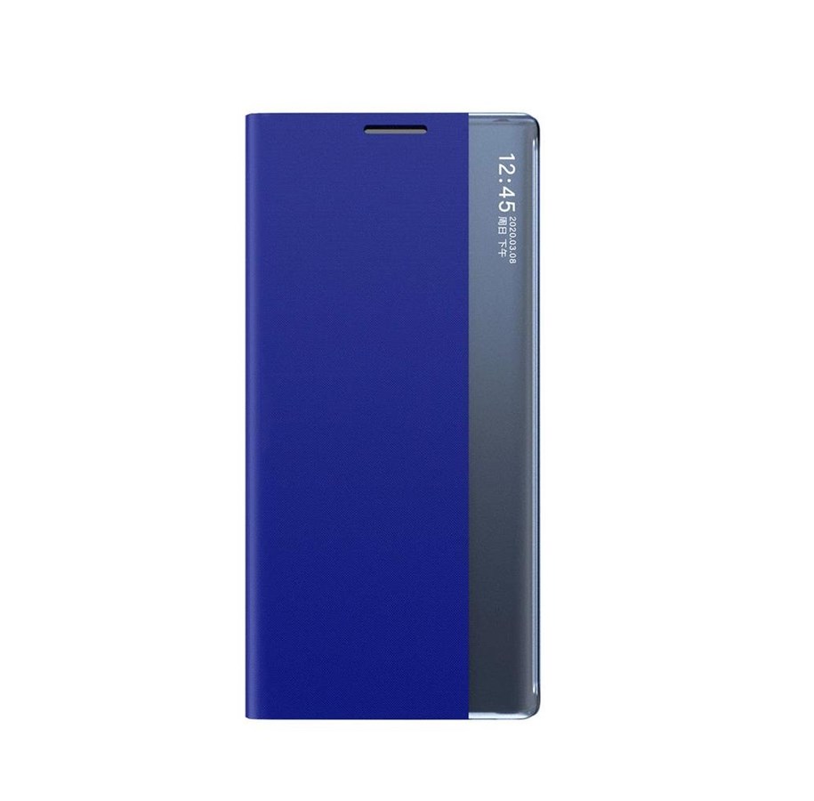 Mobil - Covers & Cases - Hurtel New Sleep View Case with Flap and Stand for Samsung Galaxy A55 - Blue - 5907769360770