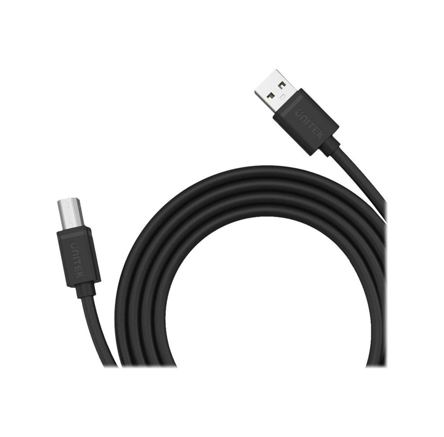 USB kabel - Unitek Y-C421GBK - USB cable - USB to USB Type B - 5 m - Y-C421GBK