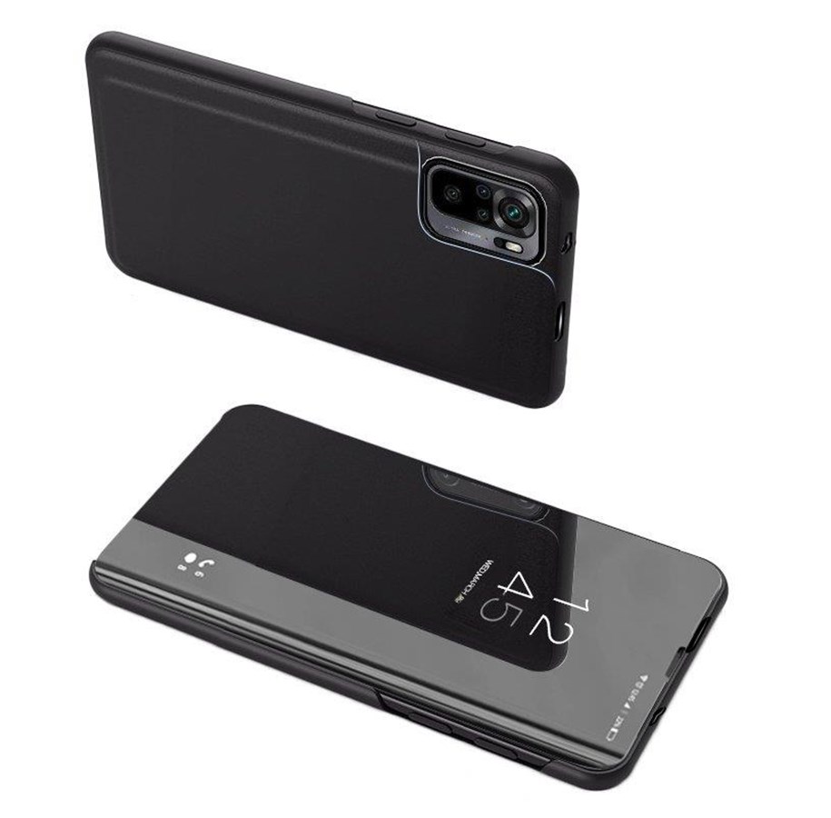 Mobil - Covers & Cases - Hurtel Clear View Case Poco M4 Pro 5G Black - 5907769338021