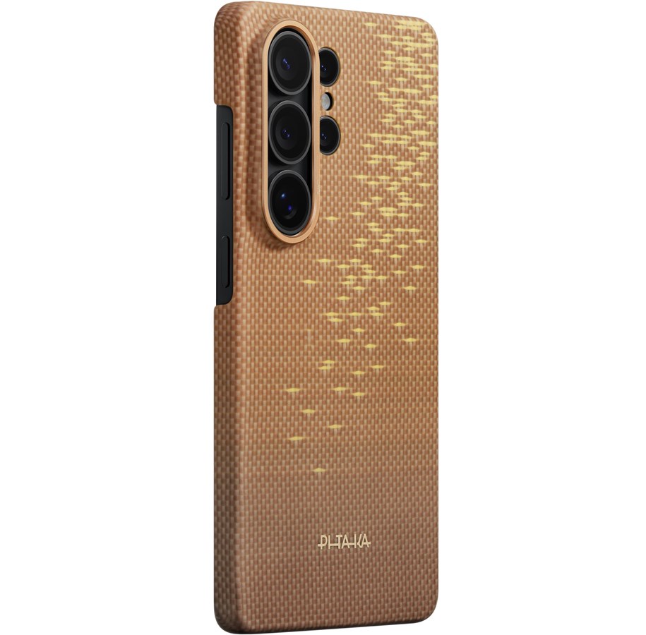 Mobil - Covers & Cases - PITAKA Edge Case - Golden Glint Aaron Button - Samsung Galaxy S26 Ultra - KS2606U