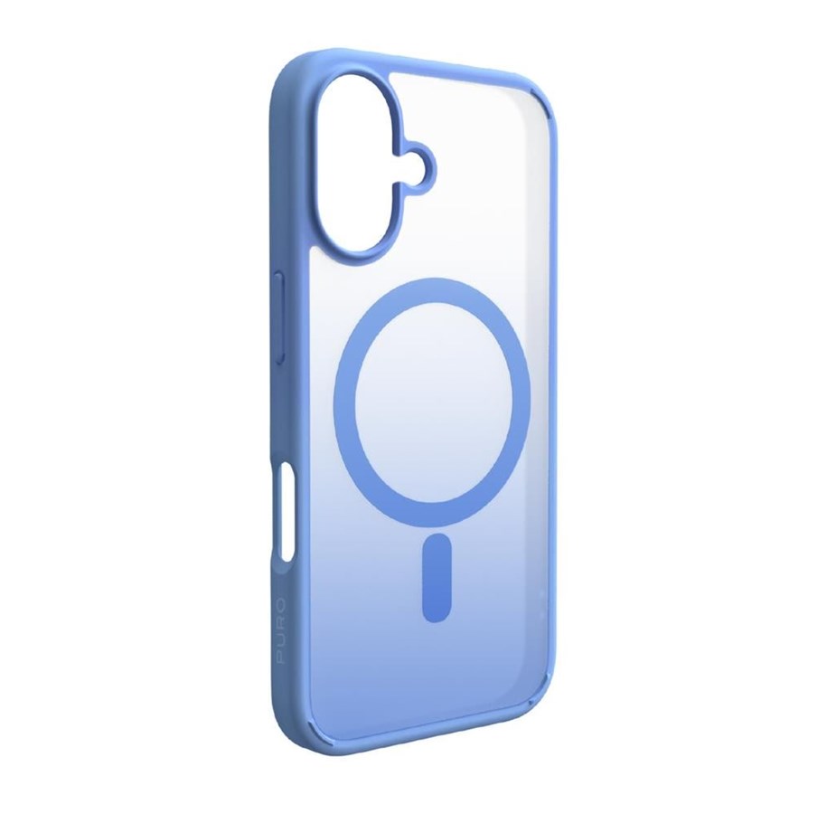Mobil - Covers & Cases - Puro Gradient TPU Case Compatible with MagSafe for iPhone 17 - Blue - PUIPC1763GRADBLUE