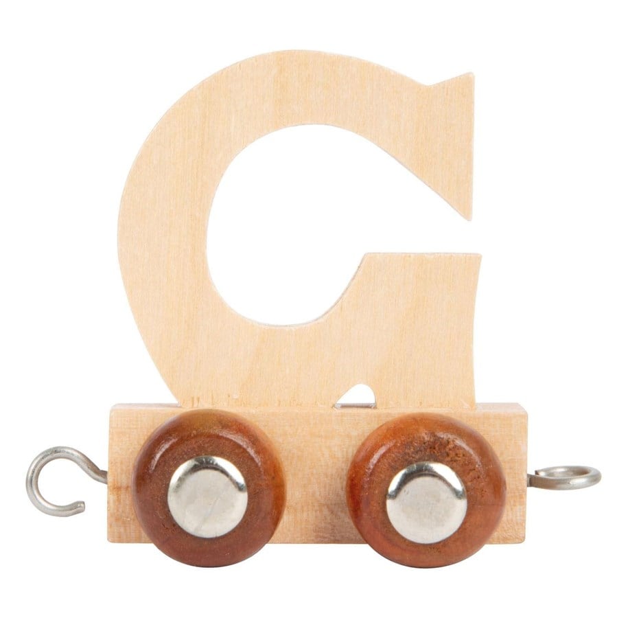 Trælegetøj - Small Foot - Wooden Letter Train - G - 12 pieces - 7466-display12