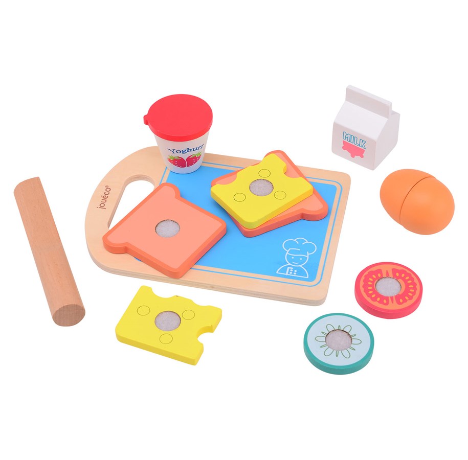 Trælegetøj - Jouéco Breakfast Set - 263-80084