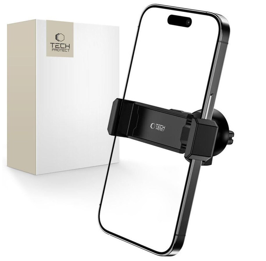 Mobil - Andet Tilbehør - Tech-Protect V3 mini Car Phone Holder for Air Vent - Black - 9490713929254